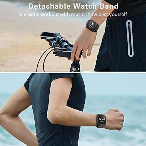 32GB Clip MP3 Player with Bluetooth, Sports Watch MP3 Player with Touch