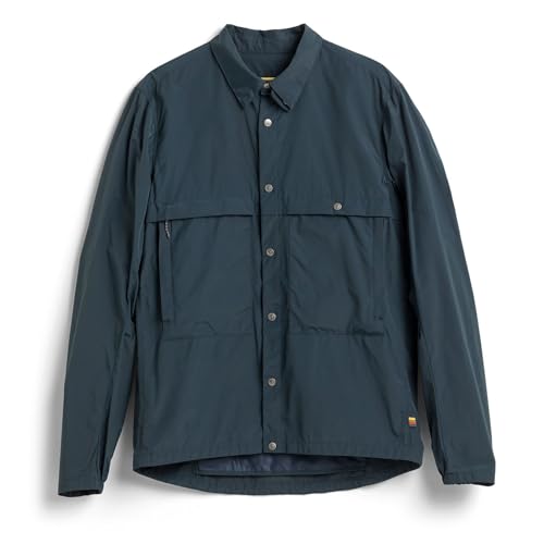 Fjällräven Rider's Windjacke Cortavientos, Azul Marino, S Hombres