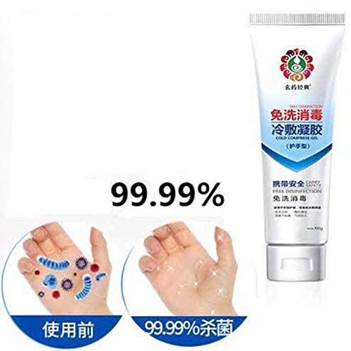 Disposable Hand Sanitizer, Vorname 100ML Cold Compress Gel Long-Lasting Speed Handwash Hand Lotion, Hand Soap Gel Odor Sanitizers,Instant Skin Cleansing for Adults Children Cleaner