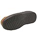 alpine swiss Yukon Mens Suede Shearling Slip On Moccasin Slippers Chestnut 10 M US