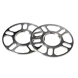 2pc 5mm UberTechnic HUBCENTRIC 5x114.3 Wheel Spacers (67.1mm Bore) for Hyundai Genesis Veloster Kia Soul Optima Mazda 3 5 MX-6 Mitsubishi Eclipse Lancer Galant Ford Fusion Jeep Patriot Compass & More