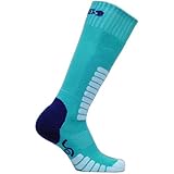 Eurosocks Unisex Child Ski Supreme Junior Sock, Turquoise, X-Small