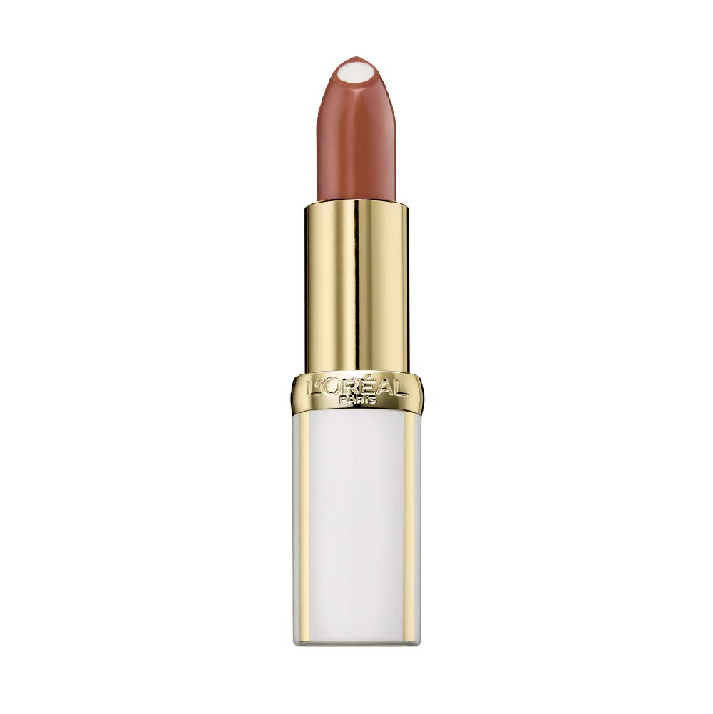 L'Oréal Paris Age Perfect Lipstick in No. 639 Glowing Nude, Intensive Care and Shine, in Shimmering Apricot, 4.8 g