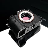 Gariz Genuine Leather XS-CHA7IIBK Camera Metal Half Case for Sony Alpha A7II A7RII Mark 2 Black