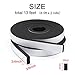 MAGZO Weather Stripping Door Seal, 3/4 Inch Wide X 3/8 Inch Thick Adhesive Foam Tape Soundproof Weatherstripping for Windows, 2 Rolls Total 13FT Black