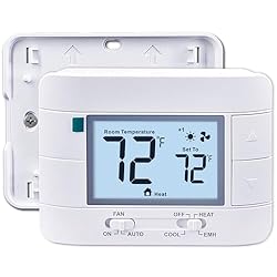 Aowel 2 Heat/ 1 Cool Non-Programmable Thermostat