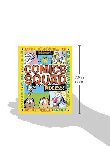 Comics Squad Recess Holm Jennifer L Holm Matthew Krosoczka Jarrett J Santat Dan Telgemeier Raina 9780385370035 Amazon Com Books