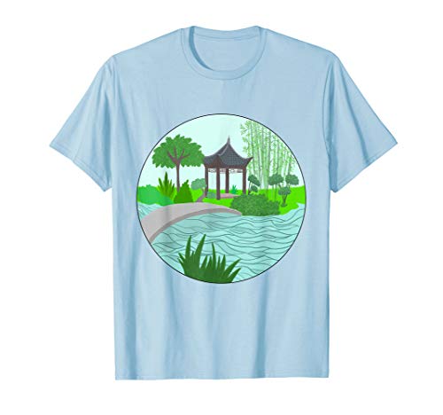 Japanese Garden Design Featuring Bamboo Trees Pagoda Gazebo