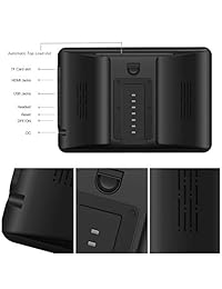 DDAUTO DDA10D Tablet Android 6.0 Reproductor de DVD portátil 10.1 pulgadas Pantalla táctil IPS Reposacabezas de automóvil Monitor multimedia, Bluetooth 4.0, batería incorporada de 4500 mAh, salida HDMI compatible, FM, WiFi Nueva versión