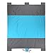 Sand Proof Compact Large Quick Drying Lightweight Durable Parachute Nylon Outdoor Beach Blanket Picnic Blanket Sand Resistant Oversized 7' x 9.5' Blue
