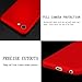 iPhone 6 Case,iPhone 6S Cases,sxxissky Ultra-thin Full Body Coverage Hard Hybrid Plastic with [Tempered Glass Screen Protector] Protective Case Cover & Skin for Apple iPhone 6 /6S 4.7 Inch(Red)