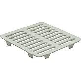 PROFLO PF910 9-1/2" Cast Iron Full Top Grate - White