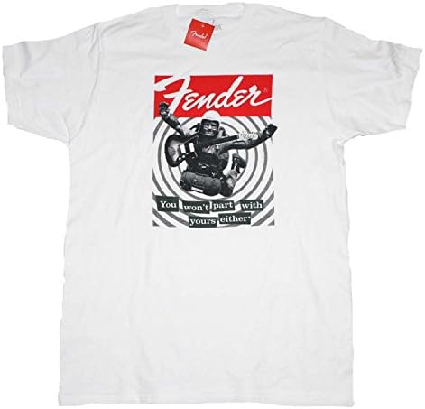 Fender Brand White T-Shirt (M)