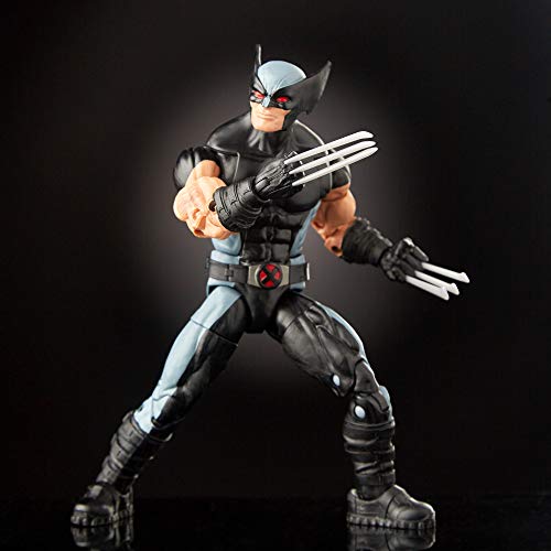 Marvel Classic Hasbro Marvel Legends Series 6 Collectible Action Figure Wolverine Toy X Men X Force Collection With Wendigo Build A Figure Part Brown A Pricepulse