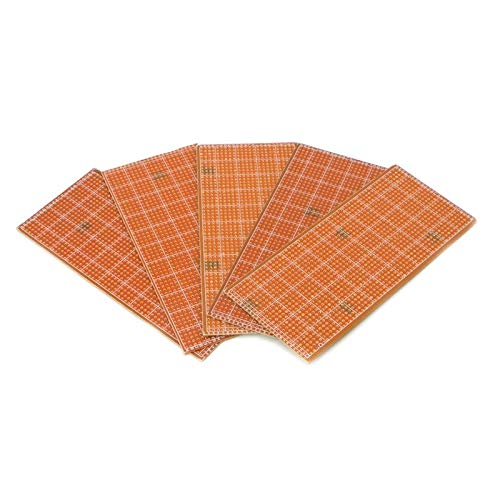 5 Pcs 6.5x14.5cm Stripboard Veroboard Uncut PCB Platine Single Side Circuit Board