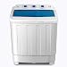 Portable Washing Machine, KUPPET 17lbs Compact Twin Tub Washer and Spin Dryer Combo for Apartment, Dorms, RVs, Camping and More, White&Blue&nbsp;(Type1) primary
