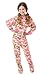 Big Feet Pjs Big Girls Pink Camo Kids Footed Pajamas Onesie Sleeper