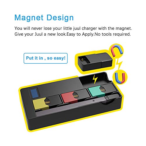 juul charger and pod holder JUUL Charging Case | Portable Vape & E-Cigarette Power Bank main image 1