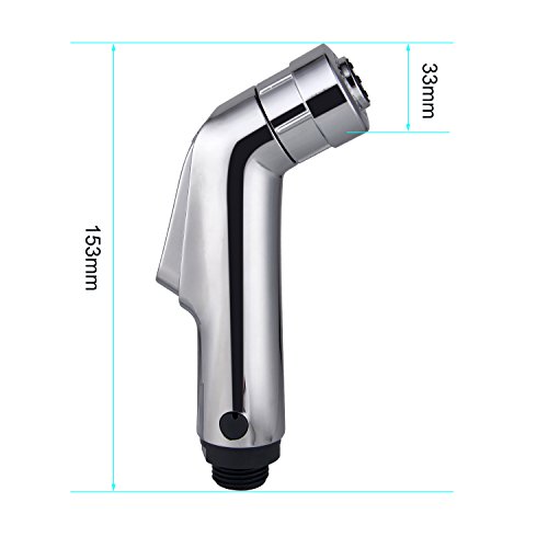 Hltd Hand Held Bidet Sprayer Shattaf Douche Toilet Sprayer,Polished Chrome