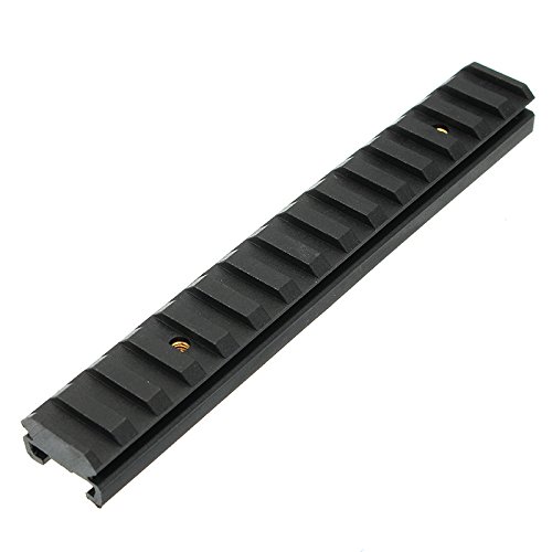 HITSAN WORKER Toy Plastic Picatinny Weaver Top Rail Slot Toys For Nerf Replacement Accessory 16cm One Piece