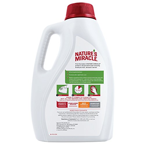 Nature’s Miracle Urine Destroyer 1 Gallon, Light Fresh Scent, Tough on