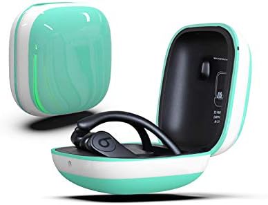 ZALU Silicone Protective Case for Powerbeats Pro 2019, 360° Protection, Scratch & Shock Resistant Silicone Case for Beats Powerbeats Pro 2019 (Mint Green)