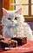 Livro O gato persa e brownies de chocolate