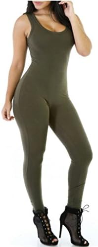 High Back Cotton Plus or Junior Short Sleeve One Piece Full Jumpsuit