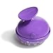 Vitagoods Scalp Massaging Shampoo Brush - Handheld Vibrating Massager, Water-Resistant Device - Purple