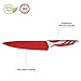 ZkitchenCo 8 piece Kitchen knife cutlery set, Cooking Gadgets, Stainless steel Multi-Colored Knives, Chef, Utility, Paring,Bread, Cheese, Pizza, PLUS Ceramic Peeler , Premium gift box
