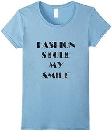 Women's FASHION-STOLE-MY-SMILE SHIRT XL Baby Blue