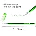 Happlee 12 Colors Gel Pen Set 0.5MM Tip Fine Point Pens for Coloring Books Bullet Journal Crafting Note Taking Drawing, 12-Count