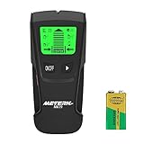 Meterk Stud Sensor with Large LCD Display, Stud Finder Wood Studs Center Finder Multi Wall Detector For Metal, AC Live Wire, Wood Finder with Warning Detection