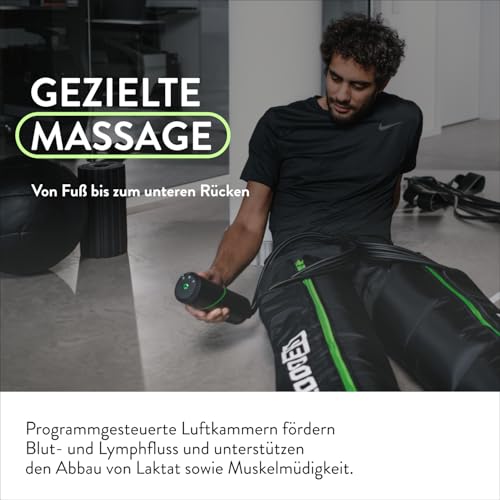 Reboots Go Lite Boots - Leg Massager | 180 mmHg | 4 Overlapping Chambers | For Home & On the Go | Muscle Recovery | XL