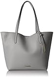 Calvin Klein Unlined Novelty Chemtech Tote, Grey