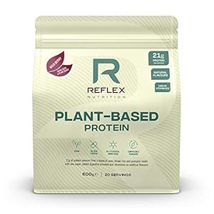 Reflex-Nutrition-Plant-Based-Vegan-Protein-with-B12-Great-Taste-Vegan-Protein-Wild-Berry-600g Reflex Nutrition Plant Based Vegan Protein Powder with B12 | Great Taste | (Wild Berry, 600g)