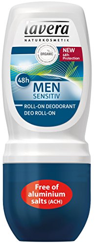 Lavera Men Sensitiv 24h Deodorant Roll-On, 1.6 Ounce