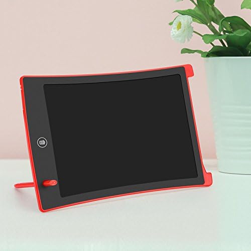 8.5 inch Portable Smart LCD Writing Tablet Electronic Notepad Drawing Graphics Tablet Board with Stylus Pen with CR2025 Battery (Red)