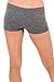 Caramel Cantina 6 Pack Nylon Spandex Plus Size Hipster Boy Short Panties (2X, Basics)
