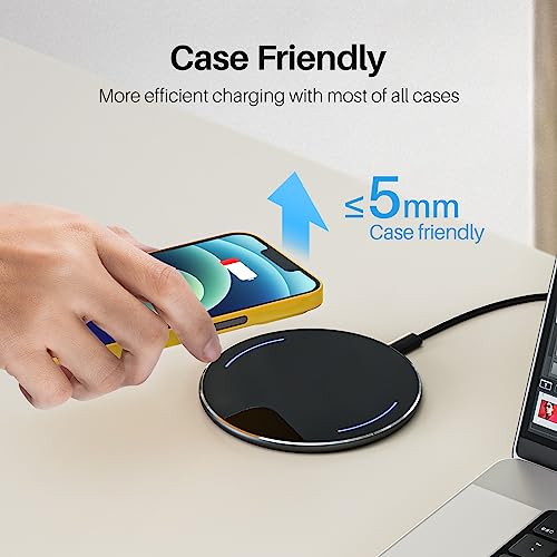 TOZO W1 Wireless Charger, 10W QiCertified Fast Charging Pad with