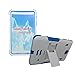 iRHINO CN-HYB11-TAB4-7WTBL cover with Build In Kickstand for Samsung galaxy Tab 4 7 inch T230 Tablet, White / Blue