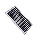 MEGSUN 10W 12V Mono Solar Panel for Motorhome, Caravan, Camper, Boat with 4.9FT Crocodile Clip Line