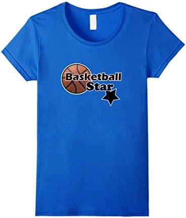 Womens Basketball Star Player Superstar XL Royal Blue