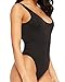 Women Bodysuit (Black, Large)
