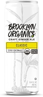 Brooklyn Organics Ginger Ale Classic (24 pack, 8. 4 oz can)