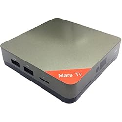 VSHARE Arabic IPTV Box Over 1100+ HD Channels with All Arabic Africa Turkey Europe TV Channels, including 2 years service (Arabic TV Box Grey)