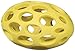 JW Pet Hol-ee Football Dog Toy Puzzle Ball, Natural Rubber, Small (5 Inch Length), Colors May Vary