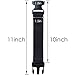 Extender Strap Luggage Strap For Obacle Fanny Pack, 10 Inch Long, 1.5 Inch Width, Black