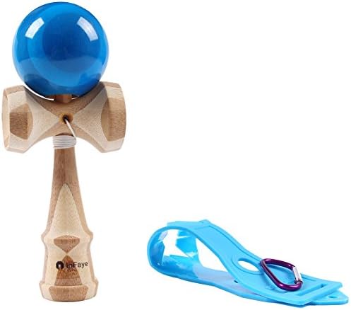 InFaye Kendama - Translucent Blue Ball With Carrying Holster