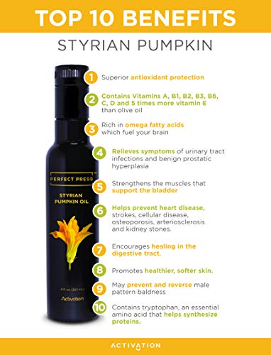 Perfect Press® Styrian Pumpkin Seed Oil, Made with Raw Pumpkin Seed Extract for Bladder Control & Prostate Health… - Image 3
